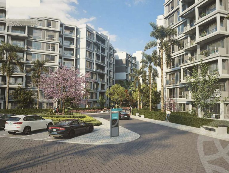 تمتع بإطلالة ساحرة على المناظر الطبيعية في مبنى يجسد أعلى معايير الفخامة في كمبوند انترادا